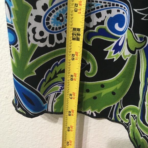 Saint Tropez West Printed Blouse Large - Picture 5 of 5